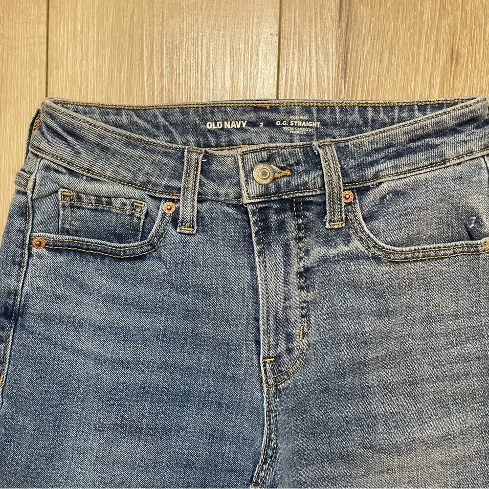 Old Navy OG‎ Straight Ankle Jeans 2 High Rise Vintage Y2K Vibes Versatile Denim